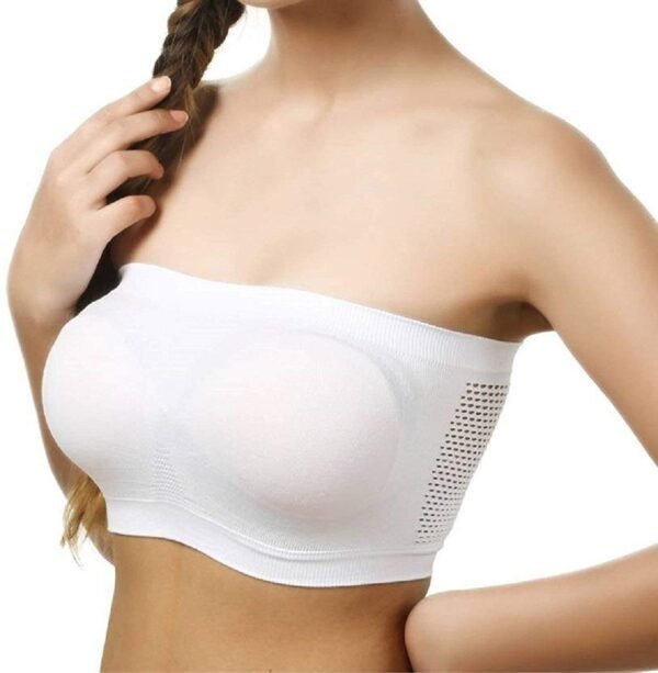 Lightly Women's Removable Padded, Wire Free Tube Bra, for Running, Athletics, Exercise - Image 33