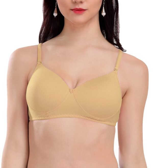 Women's Beauty Seamless Padded Non Wired Bra - Image 14