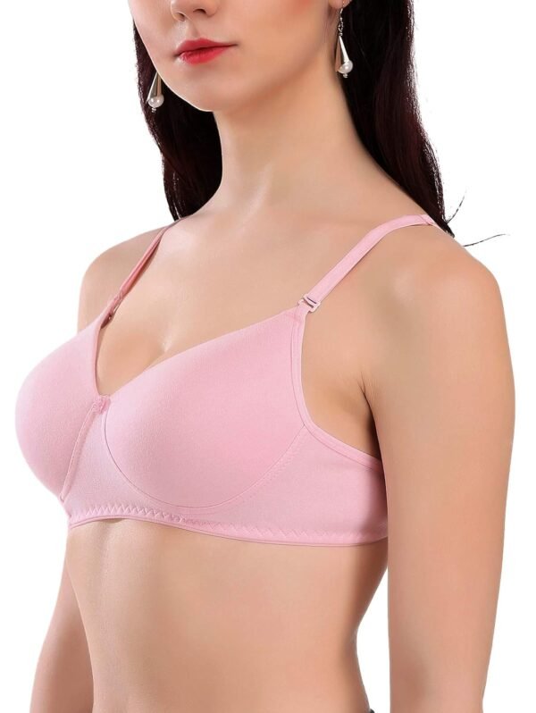 Women's Beauty Seamless Padded Non Wired Bra - Image 3