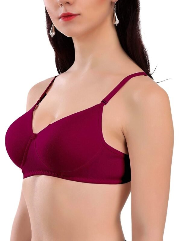 Women's Beauty Seamless Padded Non Wired Bra - Image 18