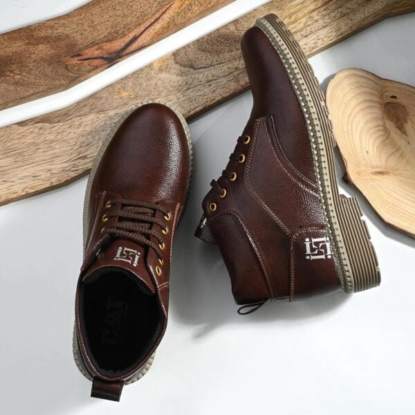 Men's Canvas Boots | Casual Shoes Premium Synthetic Upper daily wear & party wear boots' Shoes for Men - Image 4