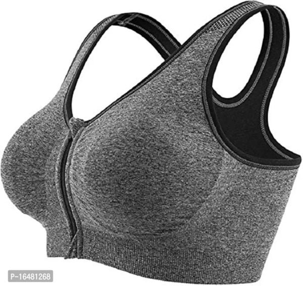 Women's Cotton Lightly Padded Wire Free Sports Bra - Image 2