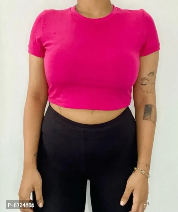 Trendy Cotton Baby Crop Top