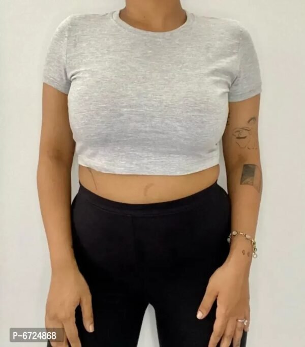 Trendy Cotton Baby Crop Top - Image 6